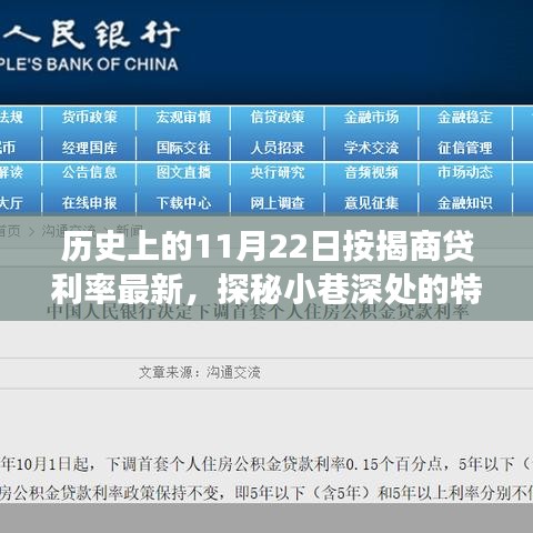 揭秘历史与当下，11月22日按揭商贷利率变迁与小巷特色小店探秘之旅
