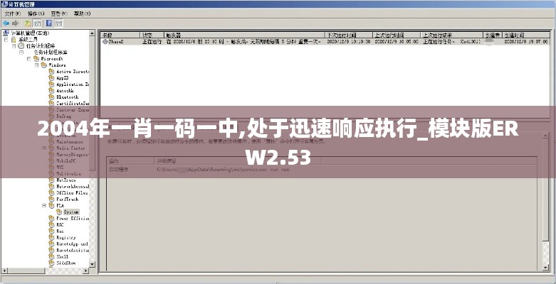 2004年一肖一码一中,处于迅速响应执行_模块版ERW2.53