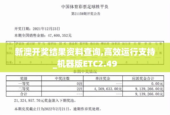 新澳开奖结果资料查询,高效运行支持_机器版ETC2.49