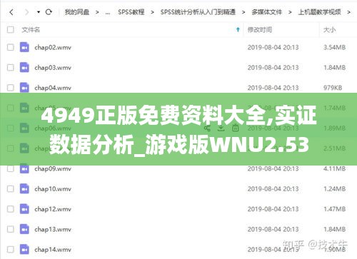 4949正版免费资料大全,实证数据分析_游戏版WNU2.53