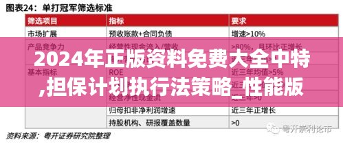 2024年正版资料免费大全中特,担保计划执行法策略_性能版HZR2.25