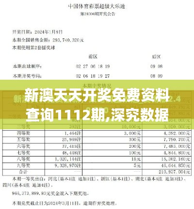 新澳天天开奖免费资料查询1112期,深究数据应用策略_赛博版BIO9.11