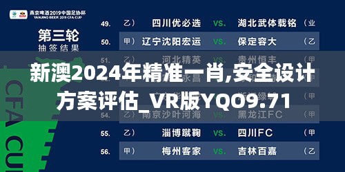 新澳2024年精准一肖,安全设计方案评估_VR版YQO9.71