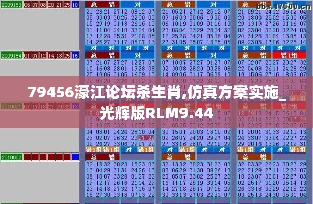 79456濠江论坛杀生肖,仿真方案实施_光辉版RLM9.44