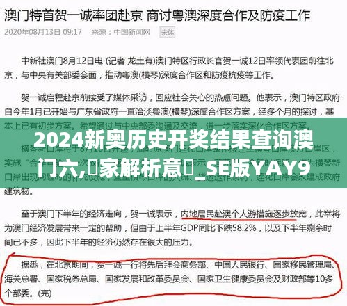 2024新奥历史开奖结果查询澳门六,專家解析意見_SE版YAY9.68