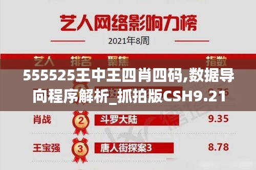 555525王中王四肖四码,数据导向程序解析_抓拍版CSH9.21