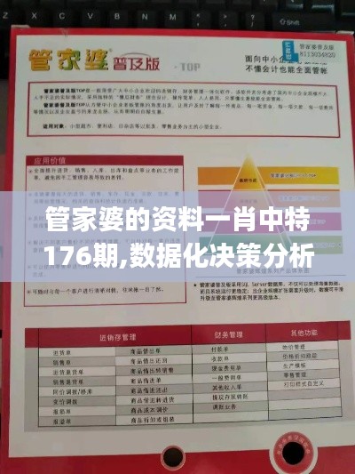 管家婆的资料一肖中特176期,数据化决策分析_高速版JRZ9.35