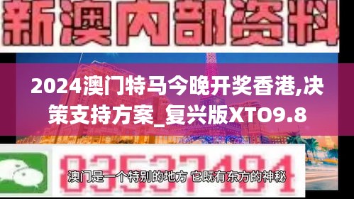 2024澳门特马今晚开奖香港,决策支持方案_复兴版XTO9.8