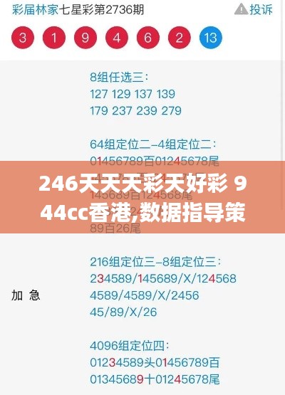 246天天天彩天好彩 944cc香港,数据指导策略规划_品味版BFY9.3