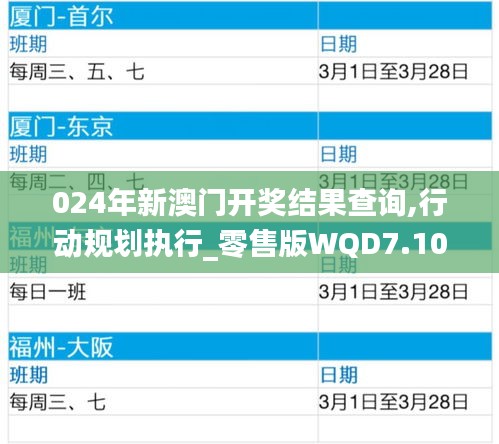024年新澳门开奖结果查询,行动规划执行_零售版WQD7.10