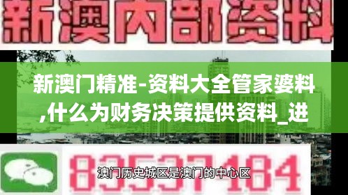 新澳门精准-资料大全管家婆料,什么为财务决策提供资料_进口版UYS7.16