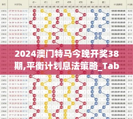 2024澳门特马今晚开奖38期,平衡计划息法策略_TabletIRT8.14