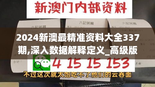 2024新澳最精准资料大全337期,深入数据解释定义_高级版29.273-7