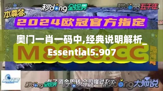 奥门一肖一码中,经典说明解析_Essential5.907