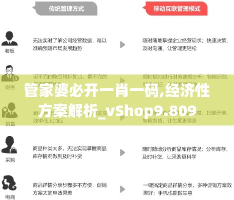 管家婆必开一肖一码,经济性方案解析_vShop9.809