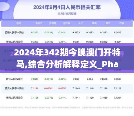 2024年342期今晚澳门开特马,综合分析解释定义_Phablet16.630