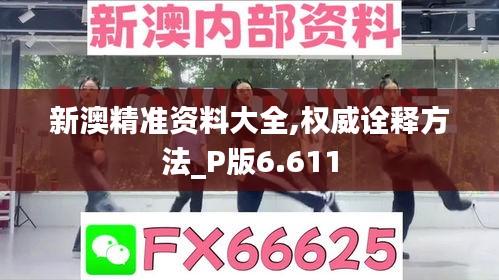 新澳精准资料大全,权威诠释方法_P版6.611