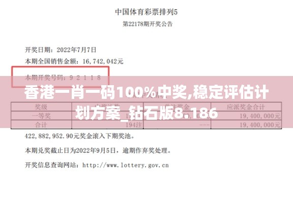 香港一肖一码100%中奖,稳定评估计划方案_钻石版8.186