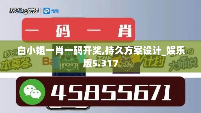 白小姐一肖一码开奖,持久方案设计_娱乐版5.317