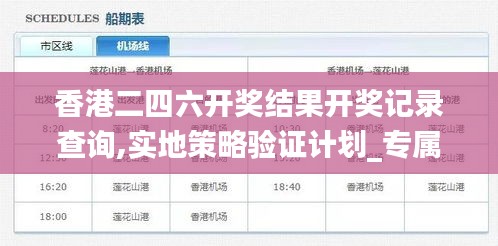 香港二四六开奖结果开奖记录查询,实地策略验证计划_专属款5.282