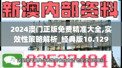 2024澳门正版免费精准大全,实效性策略解析_经典版10.129