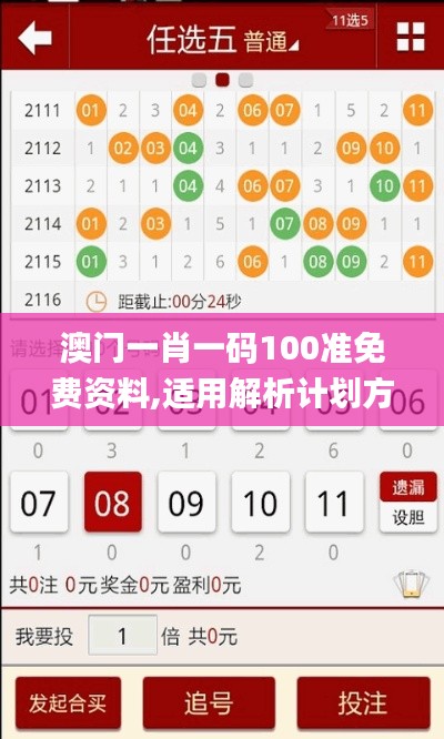 澳门一肖一码100准免费资料,适用解析计划方案_L版10.760