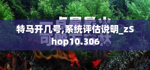 特马开几号,系统评估说明_zShop10.306