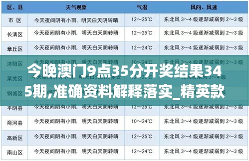 今晚澳门9点35分开奖结果345期,准确资料解释落实_精英款6.844