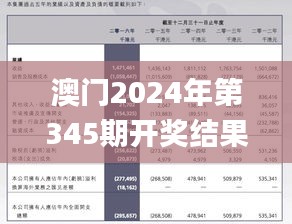 澳门2024年第345期开奖结果,理性解答解释落实_精装款3.122