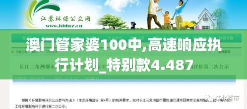 澳门管家婆100中,高速响应执行计划_特别款4.487