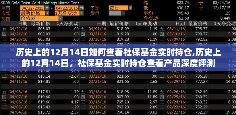 社保基金实时持仓深度解析，历史上的12月14日与产品评测揭秘