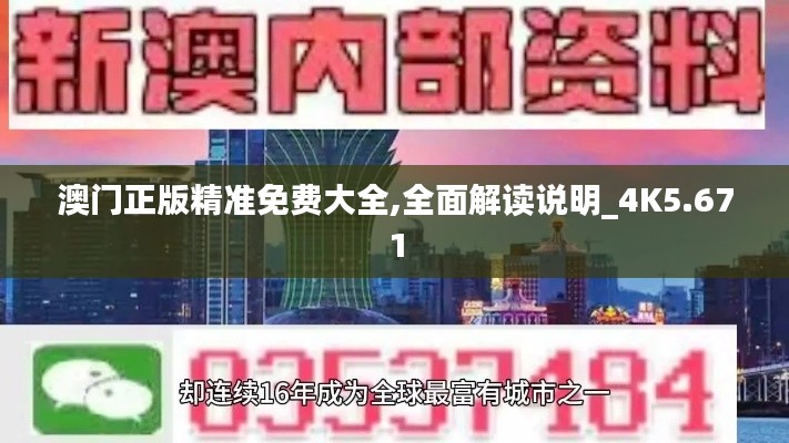 澳门正版精准免费大全,全面解读说明_4K5.671