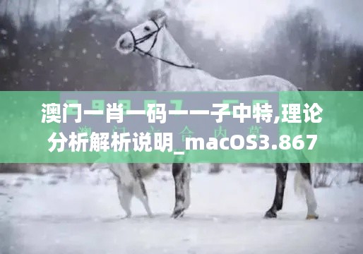 澳门一肖一码一一子中特,理论分析解析说明_macOS3.867