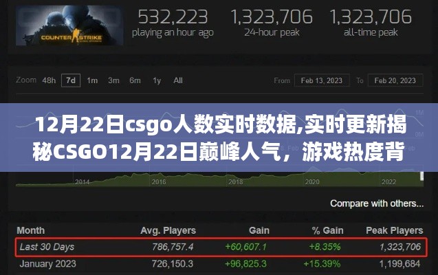 揭秘CSGO 12月22日实时数据，游戏热度背后的真相！