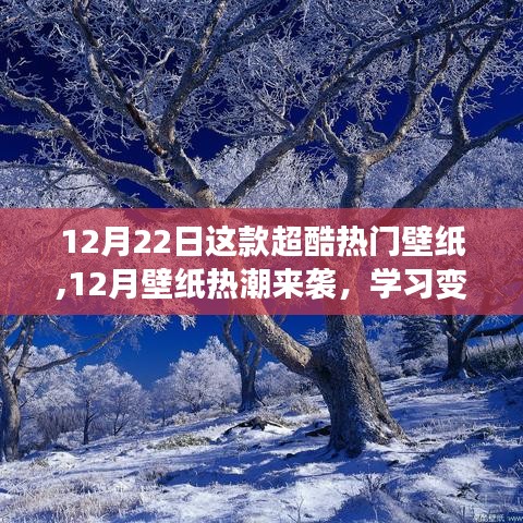 12月壁纸热潮来袭，超酷热门壁纸点亮心灵之光，学习变化与自信成就梦想